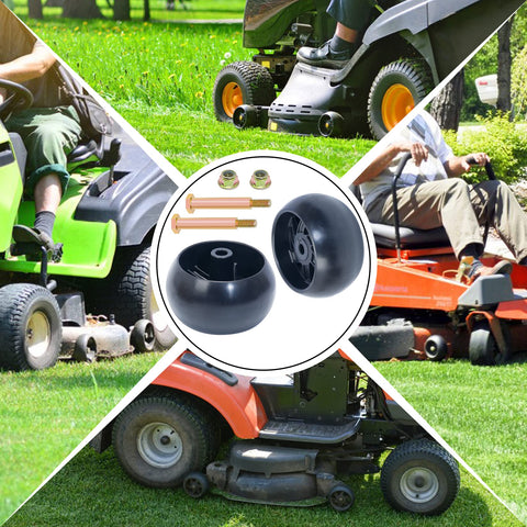 KOOTANS two-pack deck wheels provide steady support during mowing