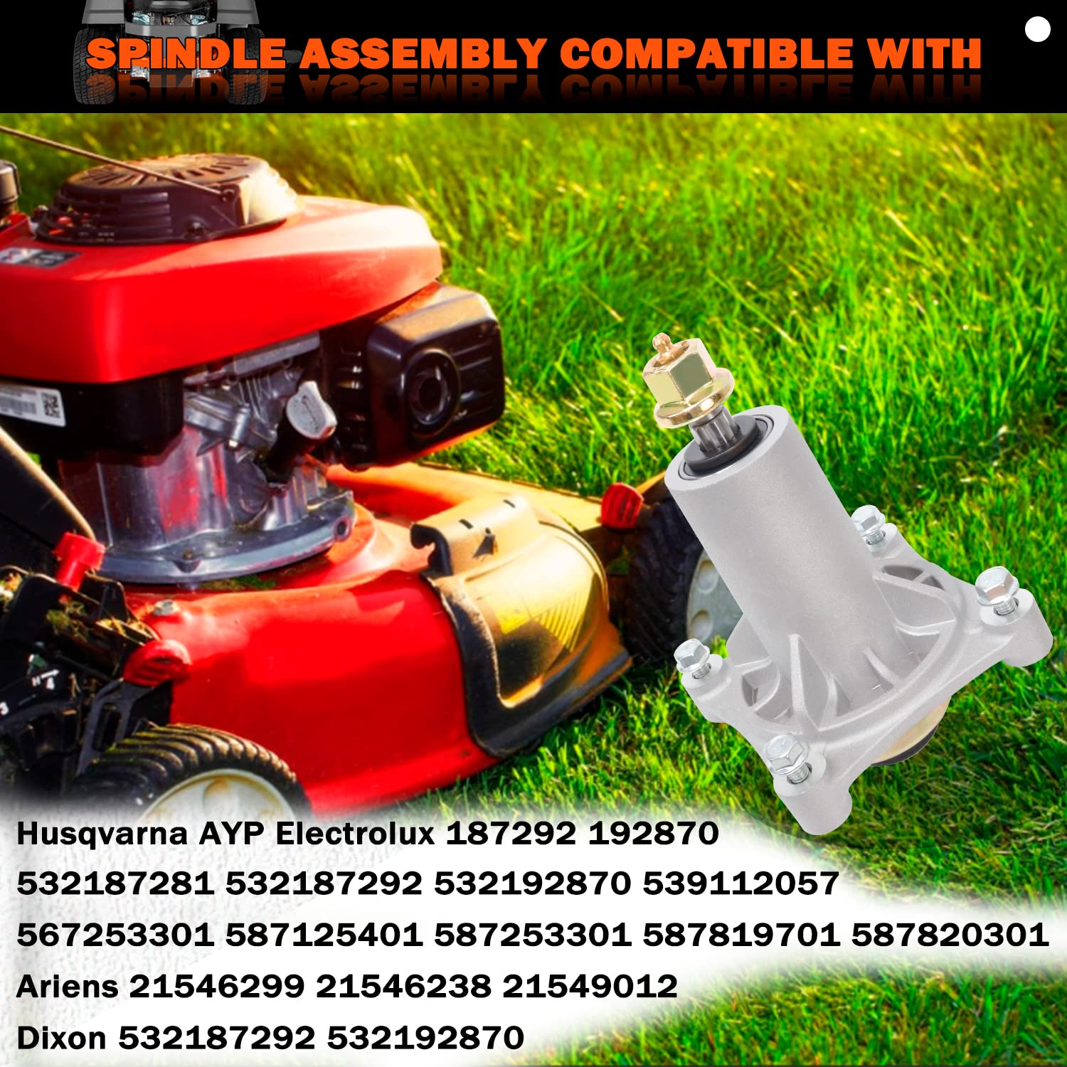 KOOTANS spindle assembly hardware pack including bolts and grease zerk