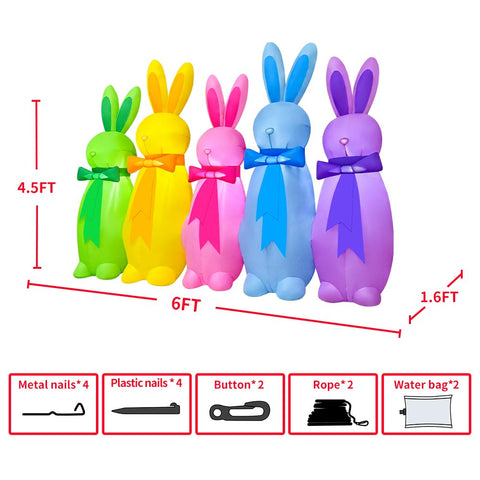 KOOY LED-lit Easter display invites family and neighbors outside.