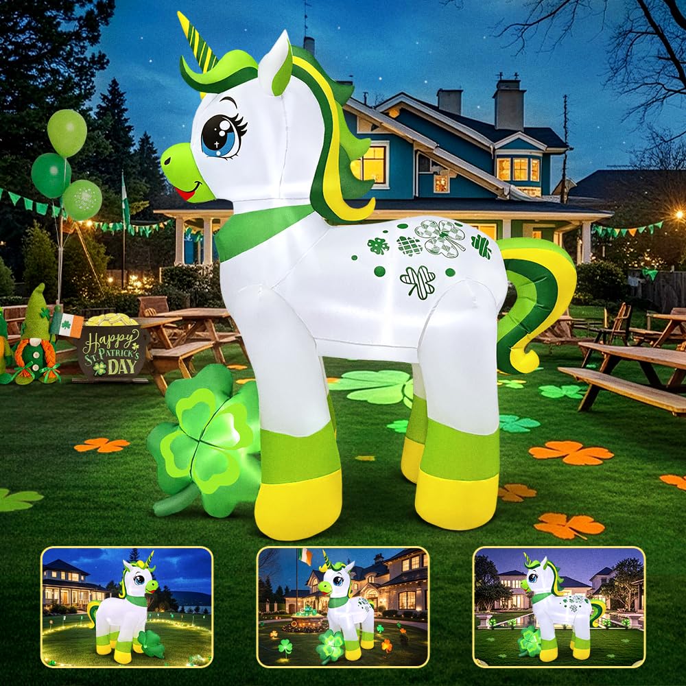 KOOY outdoor St Patrick's décor adds color to your garden and walkway.