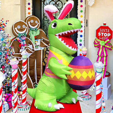 Kooy weather-resistant yard inflatables withstand outdoor spring conditions.