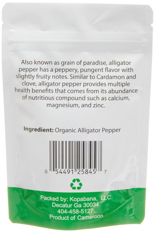 KOPABANA Alligator Pepper powder ready to sprinkle into dishes.