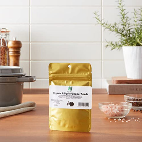 KOPABANA Alligator Pepper whole pod storage for freshness.