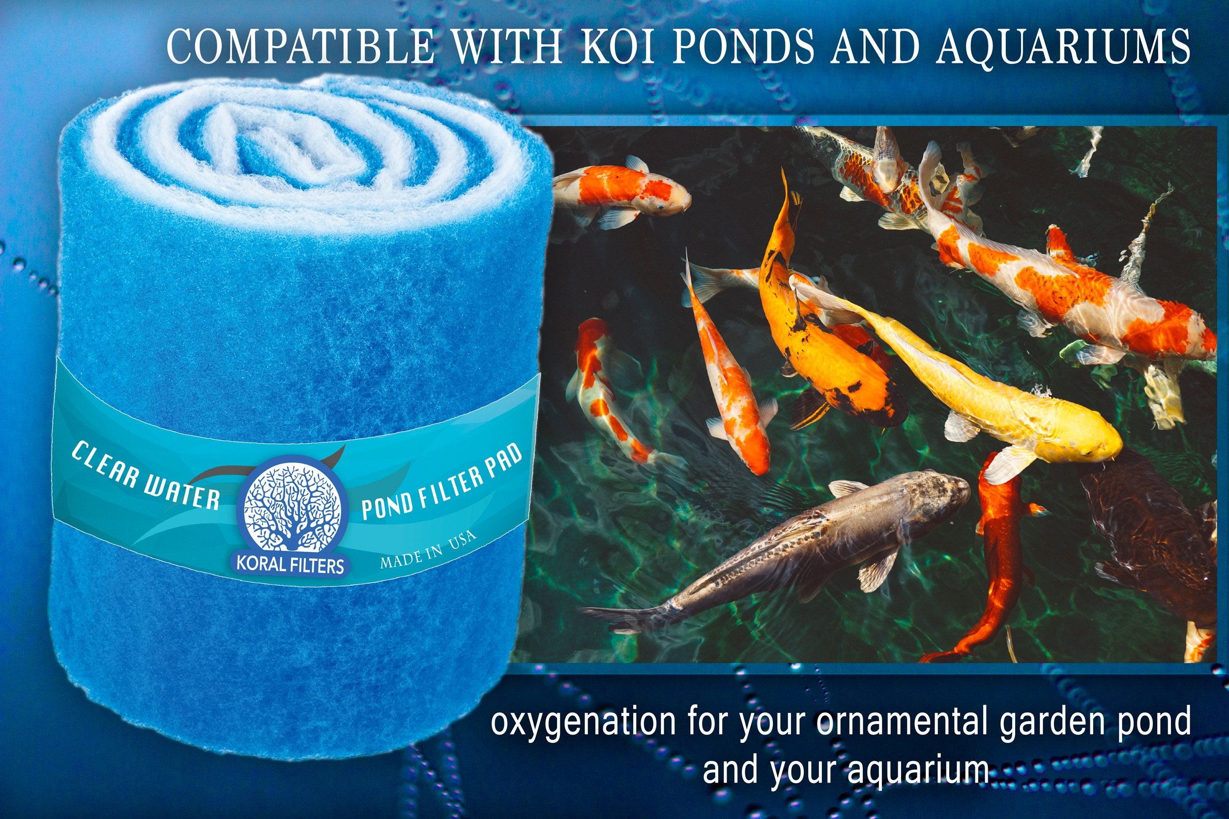 Koral Filters crystal-clear-water close-up suggesting pristine water potential