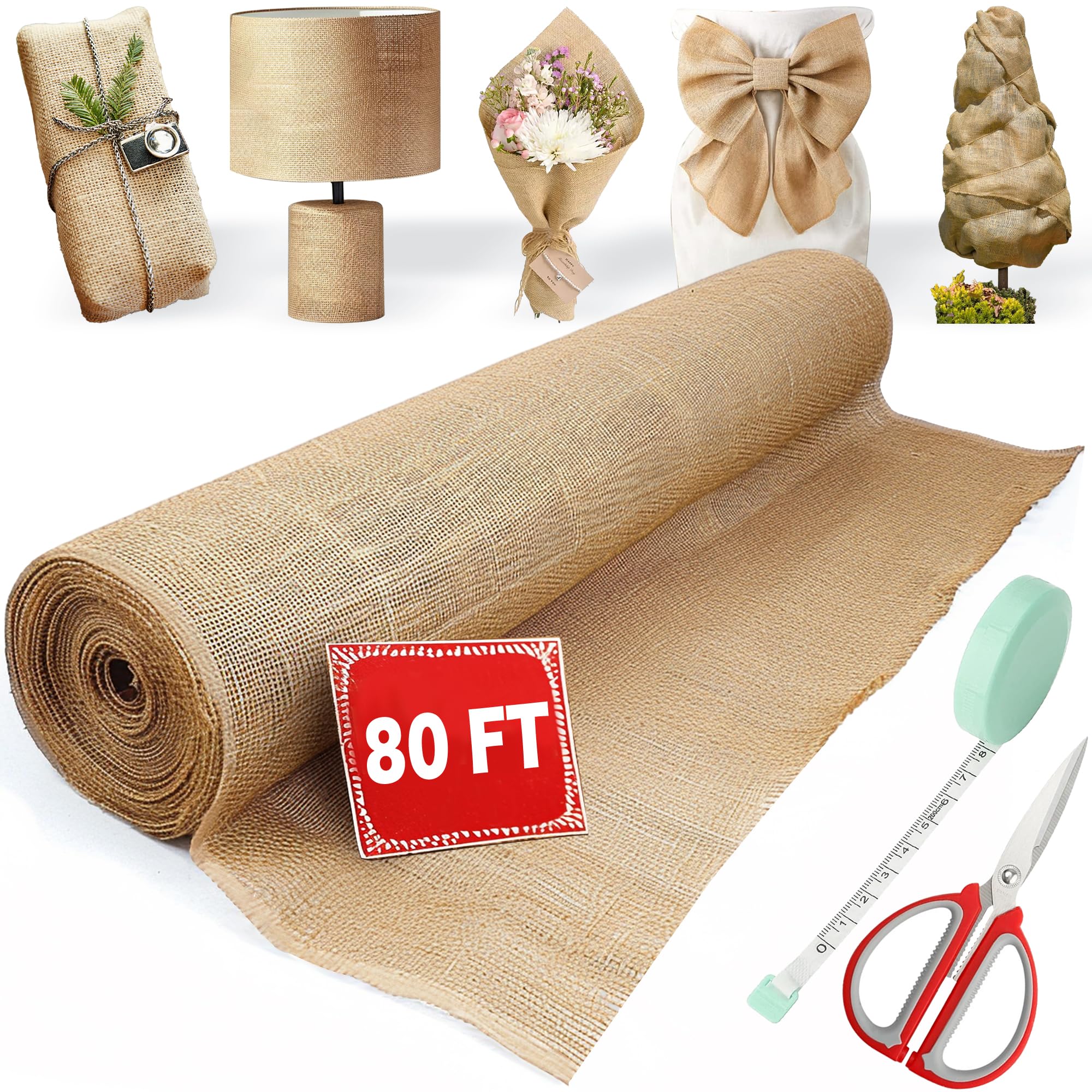 Koretech burlap roll used as garden weed barrier for cleaner beds