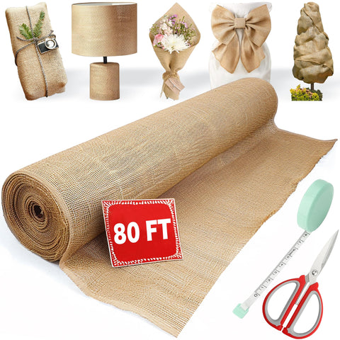 Koretech burlap roll used as garden weed barrier for cleaner beds