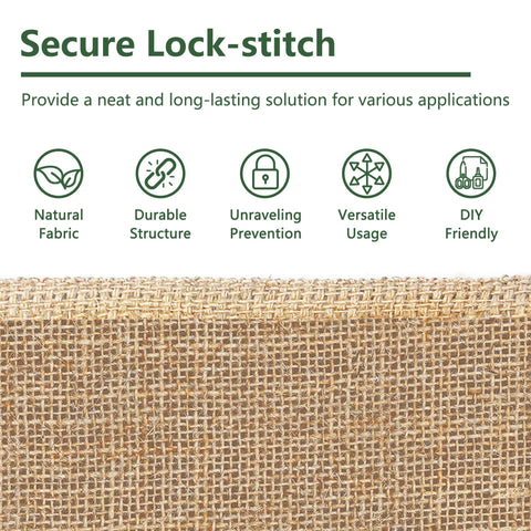 Koretech burlap roll crafted into a stylish DIY handbag