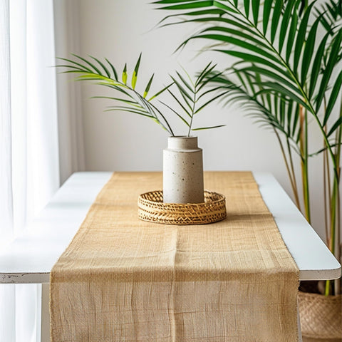 Koretech burlap roll plant shade cloth highlights durable texture.