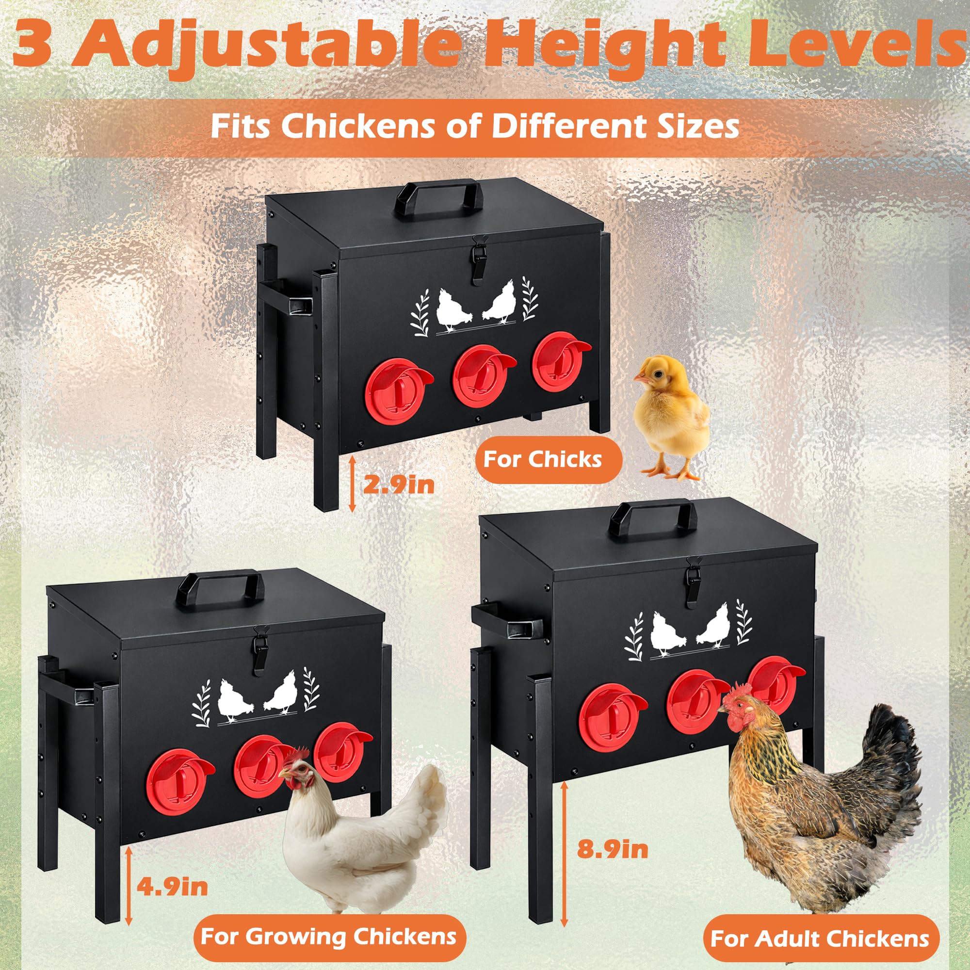 Koretech sloped lid design helps deter roosting and keeps area tidy