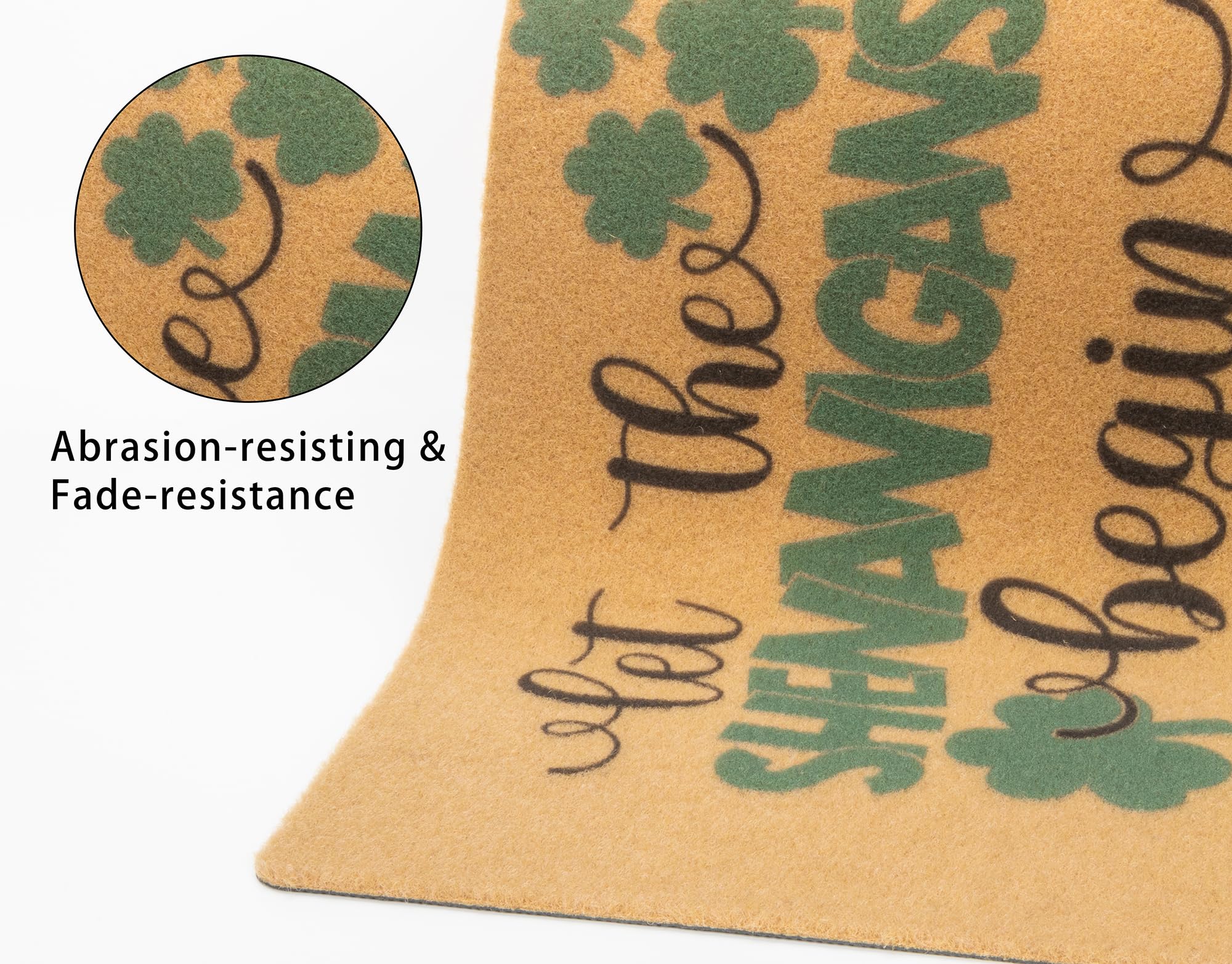 Artificial coir surface delivers fast absorption and quick drying at the threshold