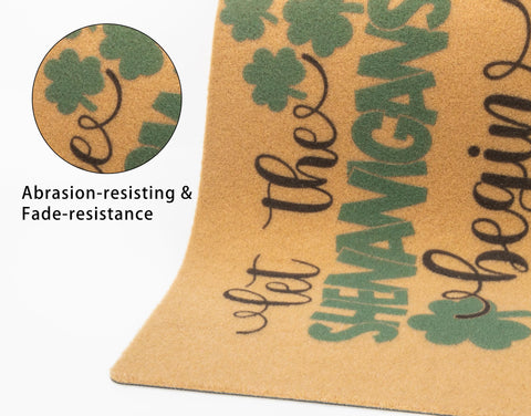 Artificial coir surface delivers fast absorption and quick drying at the threshold