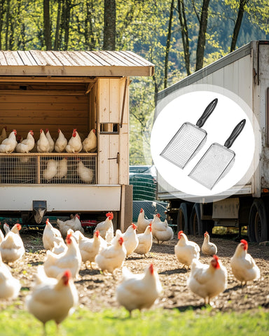 KOROI multipurpose coop scoop for backyard poultry and more