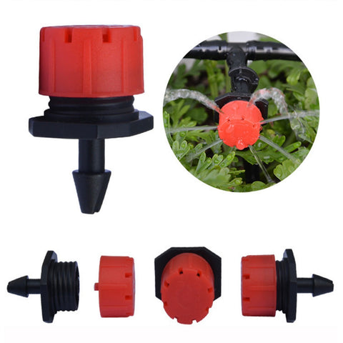 Korty 1/4-inch barb connector dripper compatible with 4mm and 7mm tubing