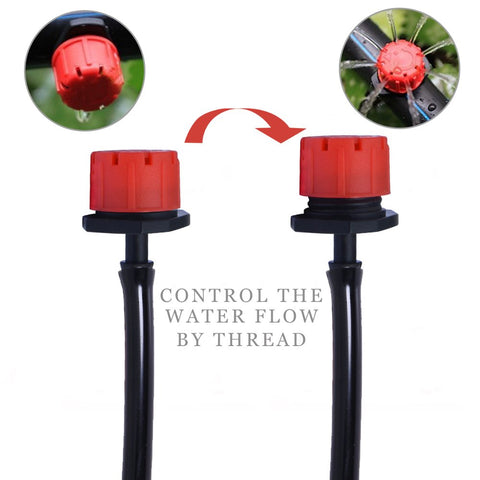 Korty tubing compatibility for flexible irrigation setups with 4mm and 7mm tubing