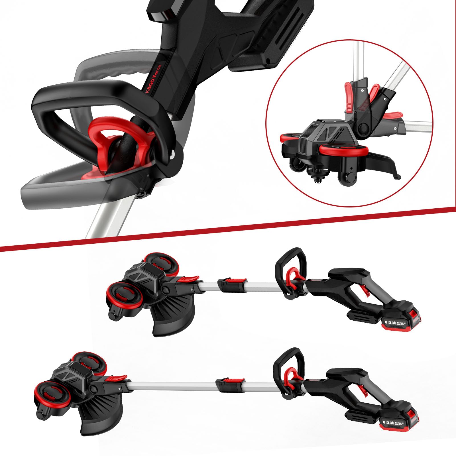 Korunria ergonomic design focuses on balanced weight and comfortable grip.