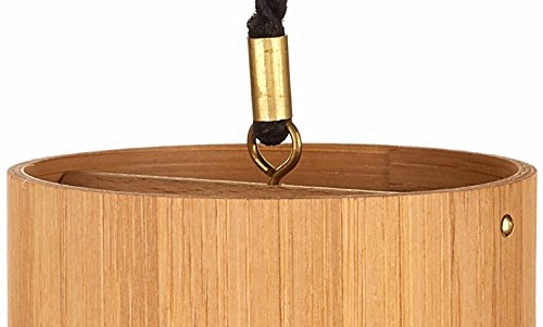 Koshi Chime Ignis Fire Element glass pendant catches light, elevating decor.