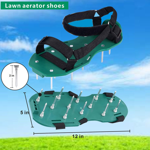 KOSIDA aeration shoes with 26 steel nails on each pair.