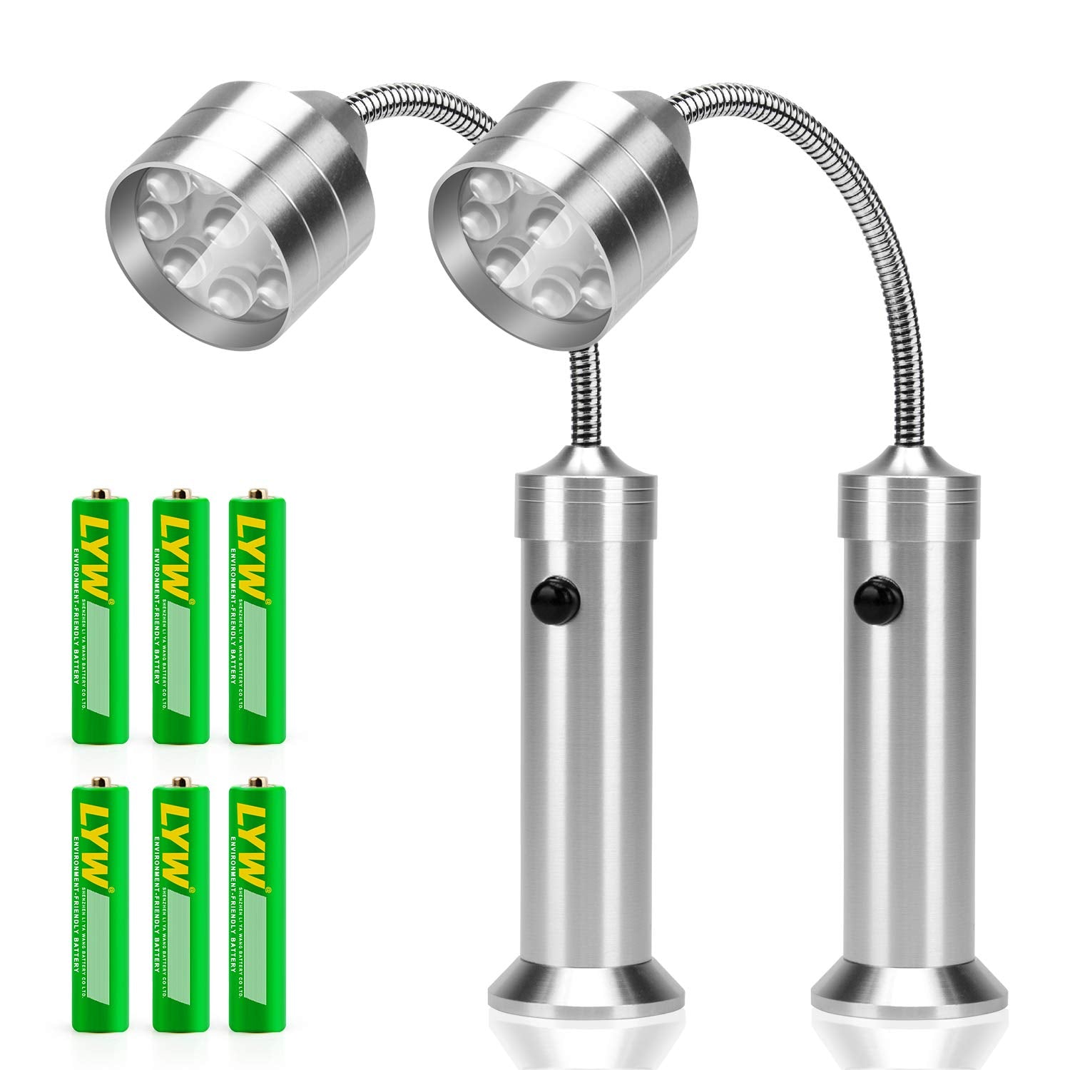KOSIN Barbecue Light with magnetic base illuminates grill surfaces clearly.