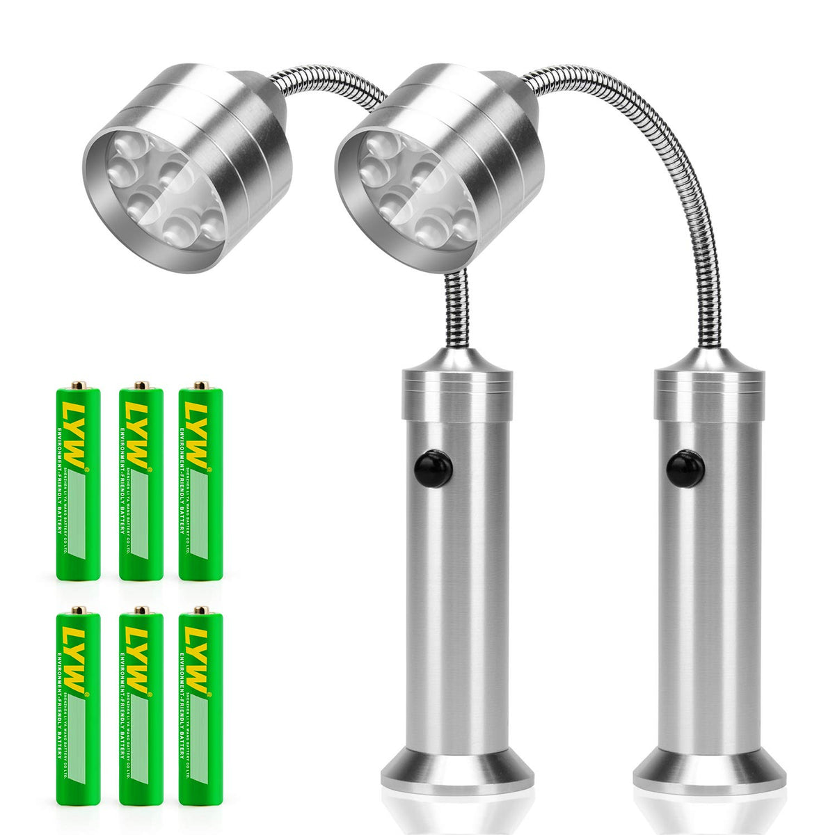 KOSIN Barbecue Light with magnetic base illuminates grill surfaces clearly.