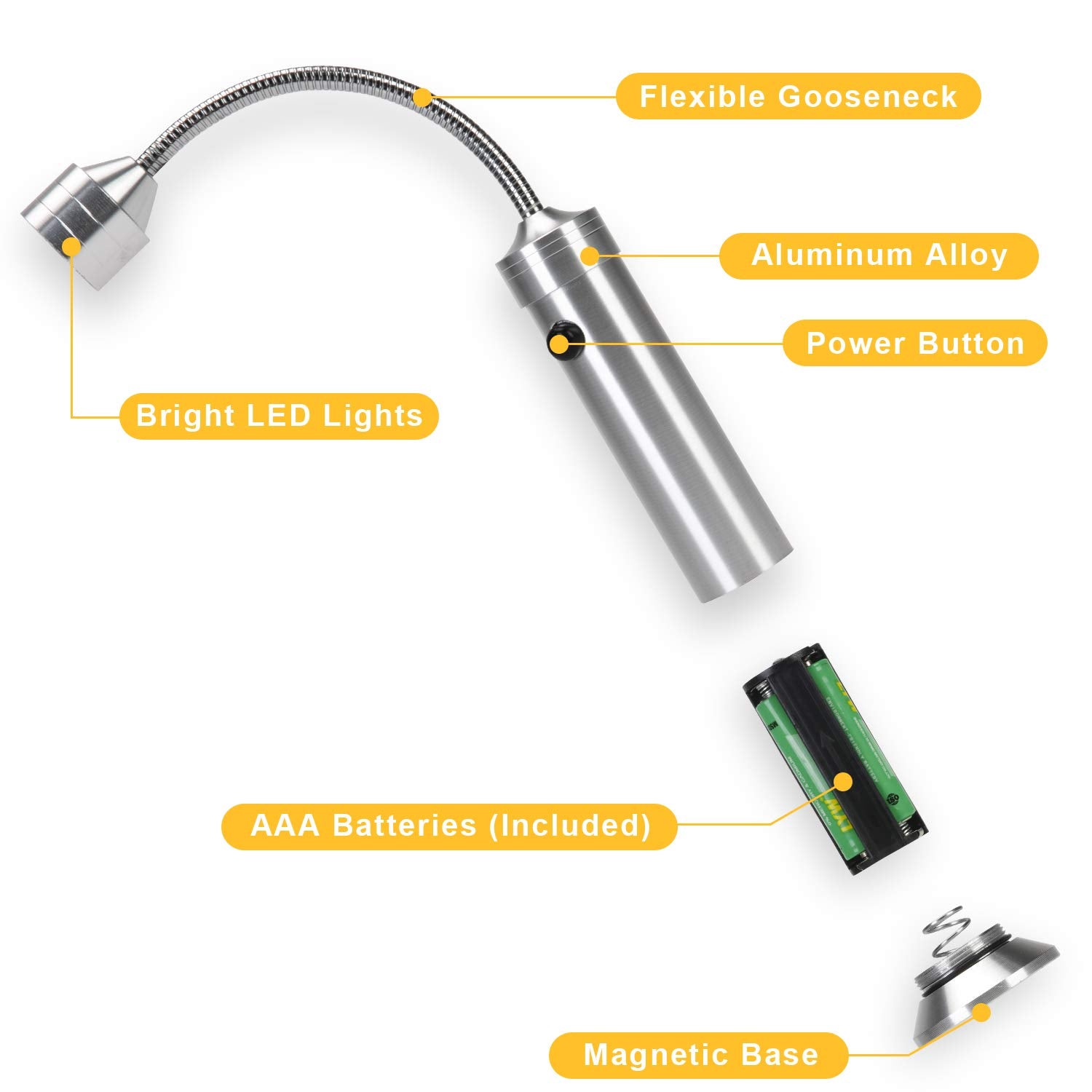 KOSIN Barbecue Light is portable for camping, biking, and night tasks.