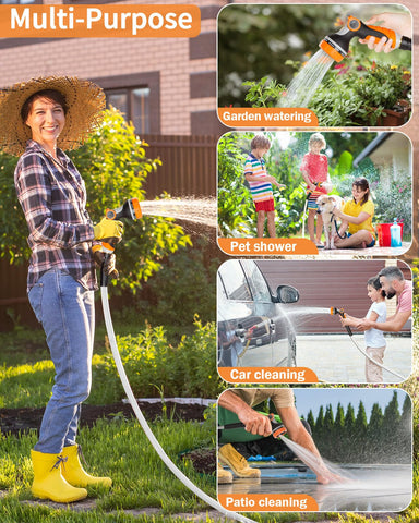 KOSOEUR 10-pattern nozzle adapts to plants, cars, patios