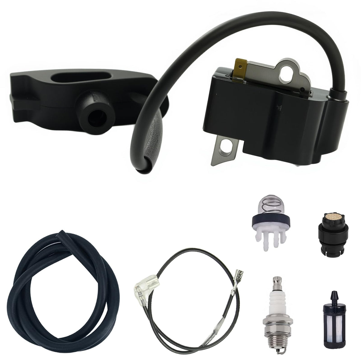 Koubliztic BR430 ignition coil front view, rugged design for reliable field starts
