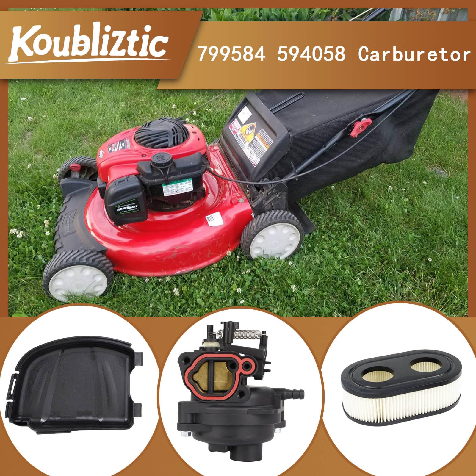 Koubliztic carburetor kit fuel system close-up shows compatibility