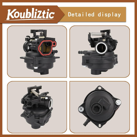 Koubliztic fuel filter and ring prevent clogging and leaks.