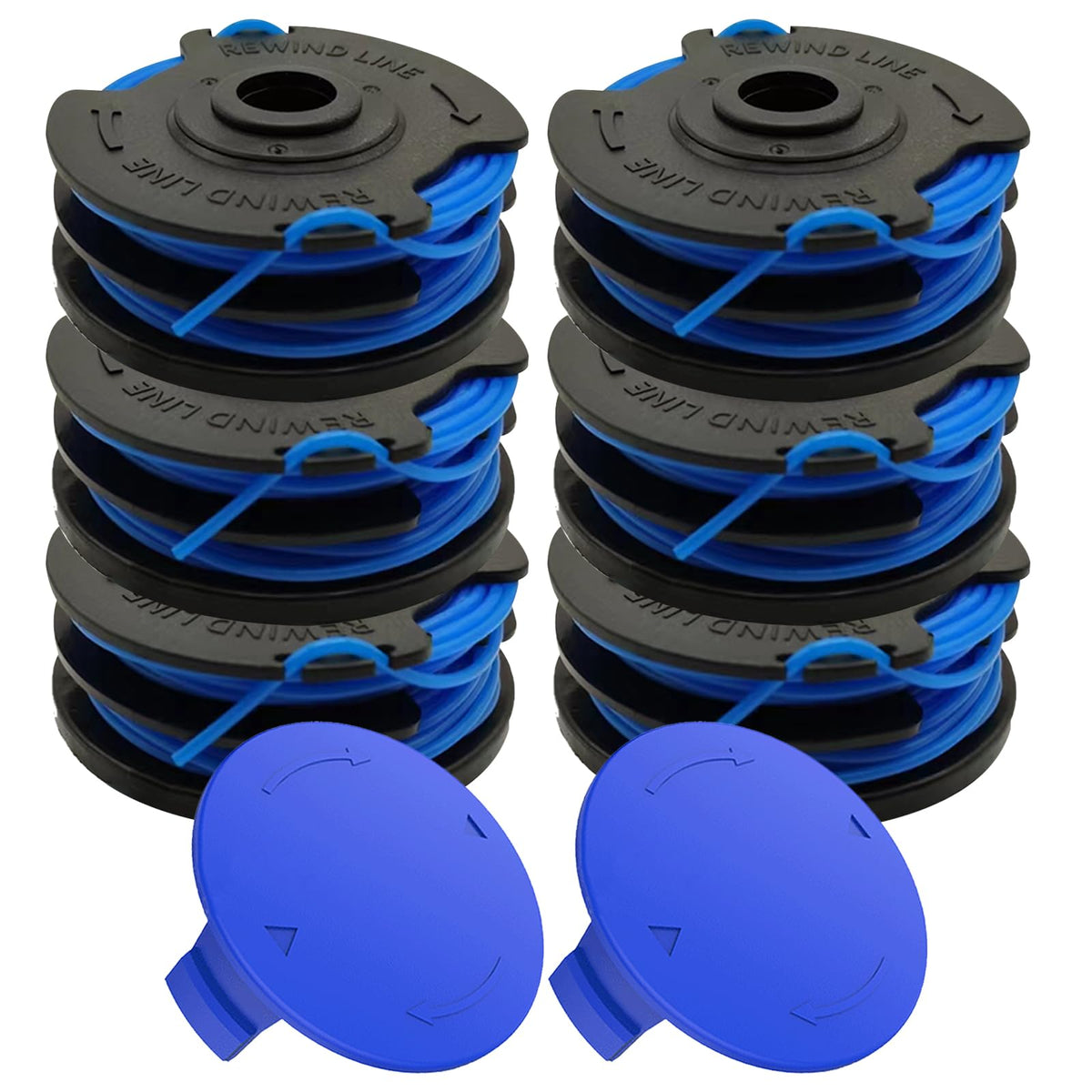 Kousika KST-120X spool for Kobalt 40V trimmer showing autofeed capability