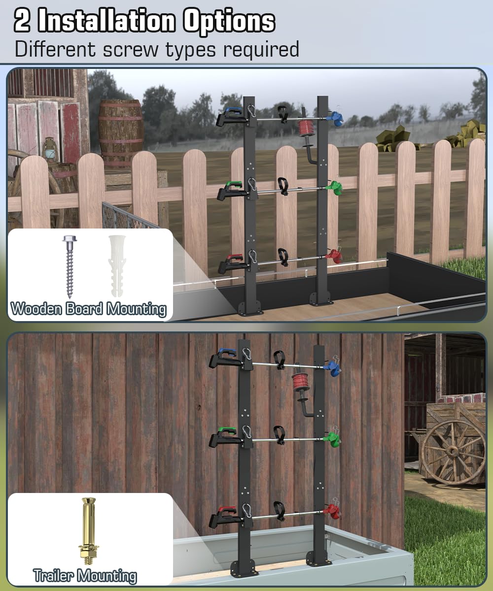 Koutemie built-in line holder keeps lines tidy and ready