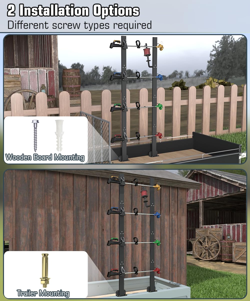 Koutemie versatile mounting supports trailer or wooden board installations.