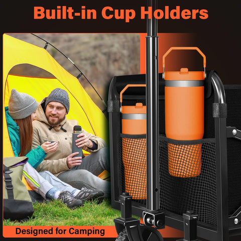 Kovryx grocery wagon compact when folded, easy storage in closet