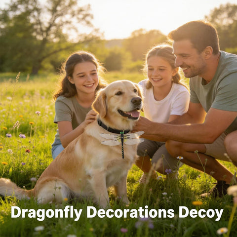 kowgical outdoor dragonfly decor ornament brightens yards with color