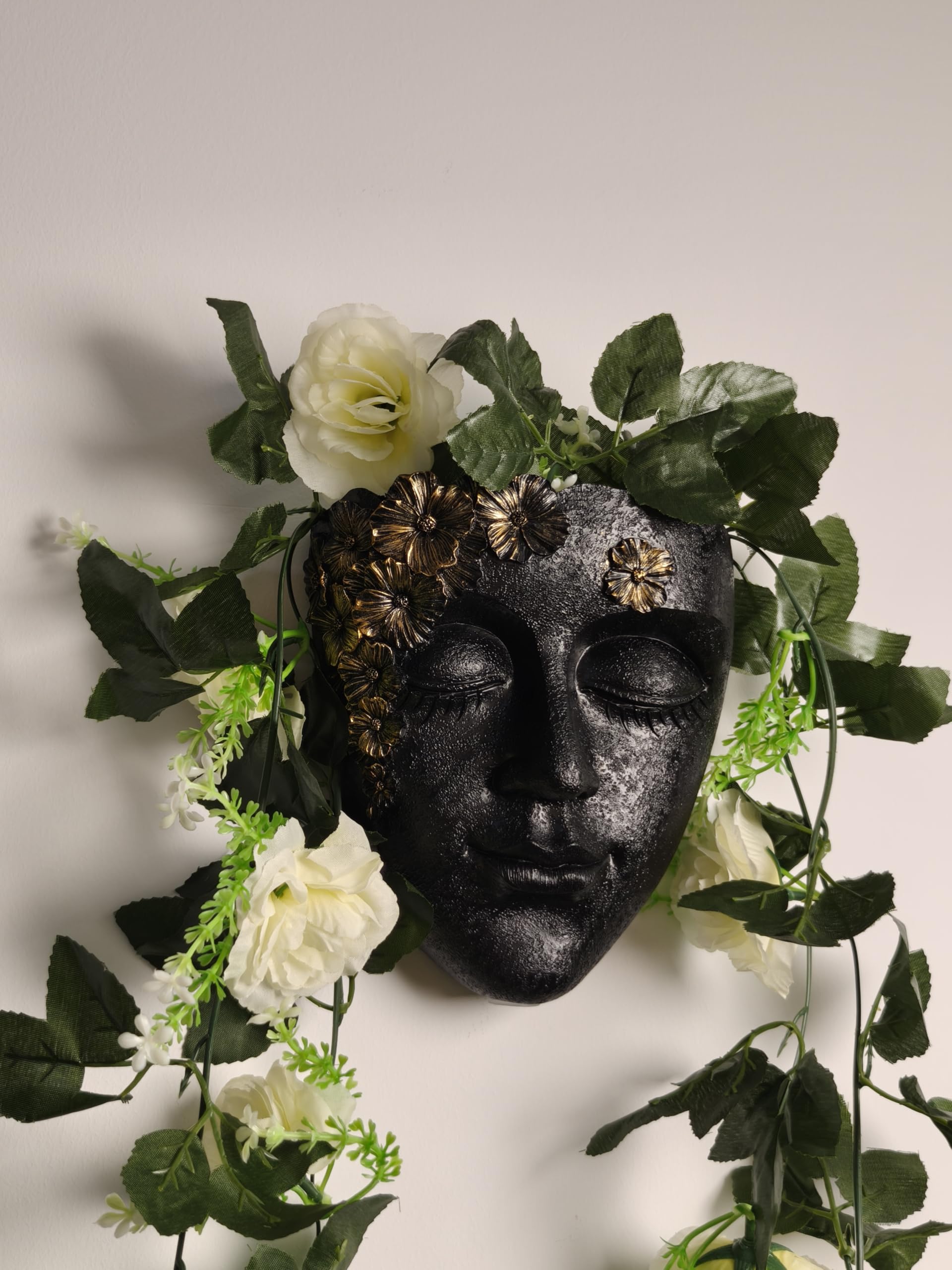 KOXHERO drainage-hole face planter with removable plug for live plants