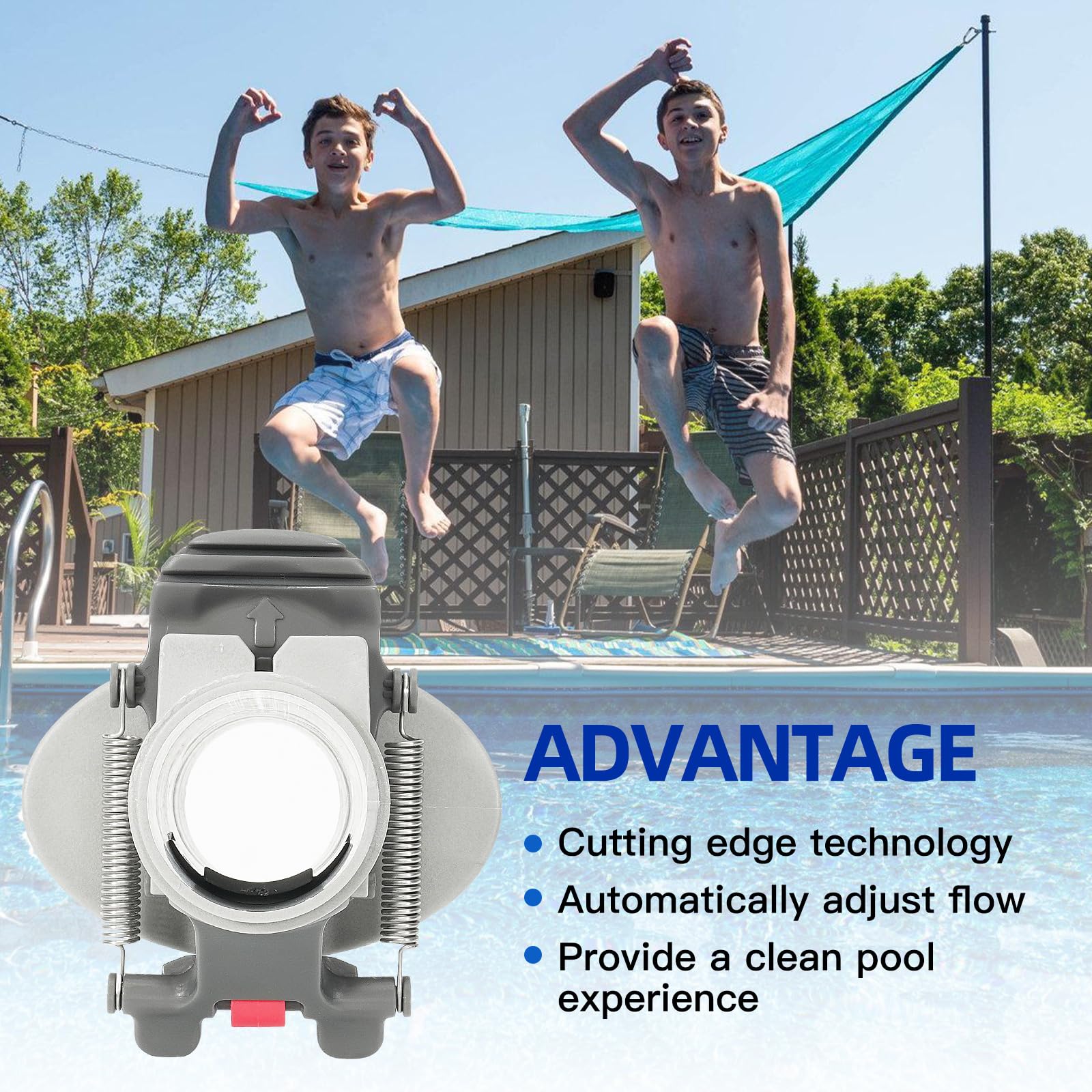 Kozlira FlowKeeper valve regulates flow for efficient cleaning.