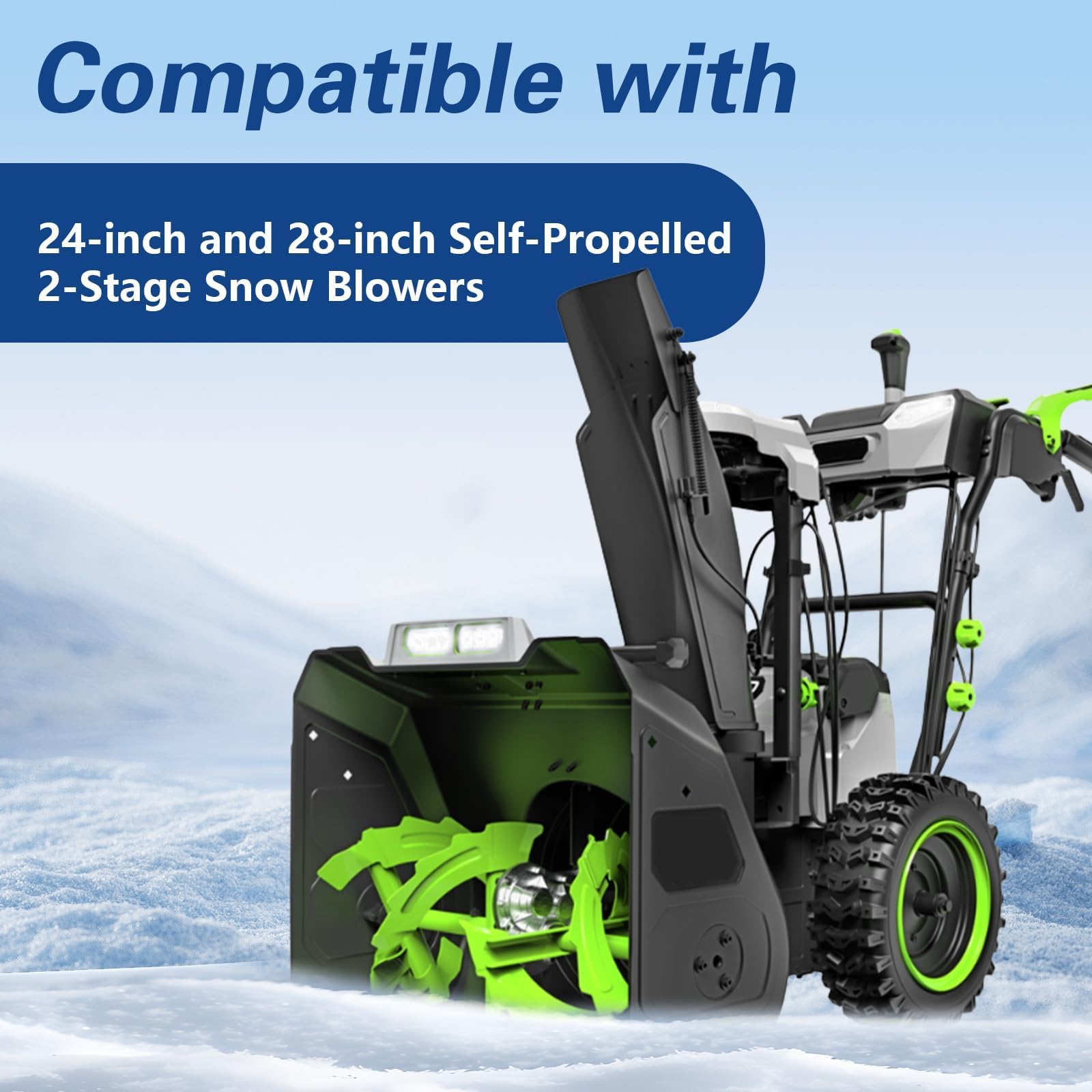 KPALAG compatible 24/28-inch snow blowers for easy replacement parts