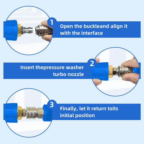 KPAPD 4000 PSI nozzle tackles stubborn stains on tough surfaces.