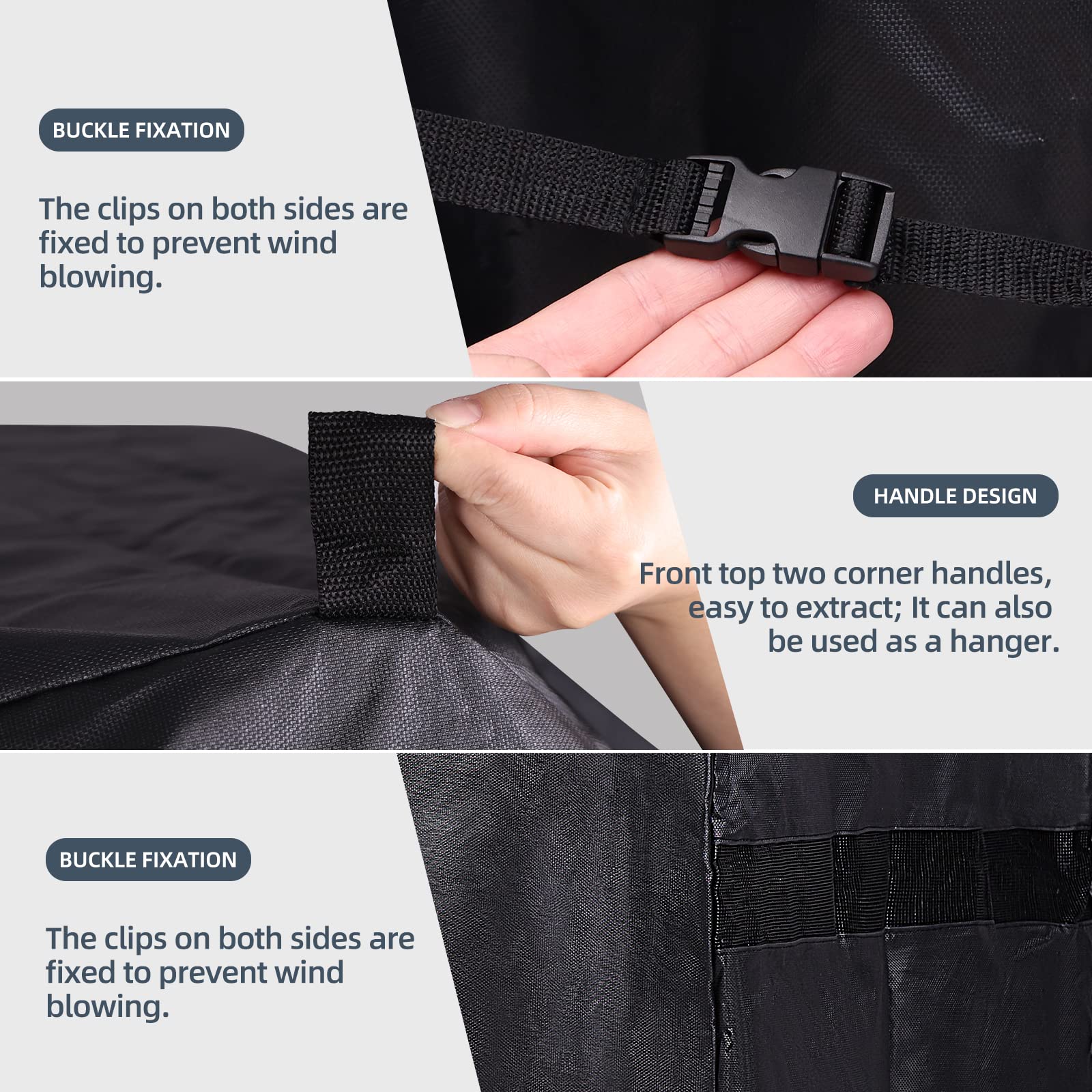 KPT universal-fit cover protects 60-68 inch grills across Weber, Char-Broil, Nexgrill.