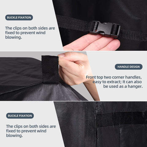 KPT universal-fit cover protects 60-68 inch grills across Weber, Char-Broil, Nexgrill.