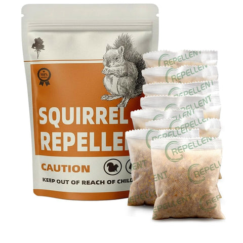 KQCWKH Squirrel Repellent for outdoor garden pouch protecting plants from nibbling
