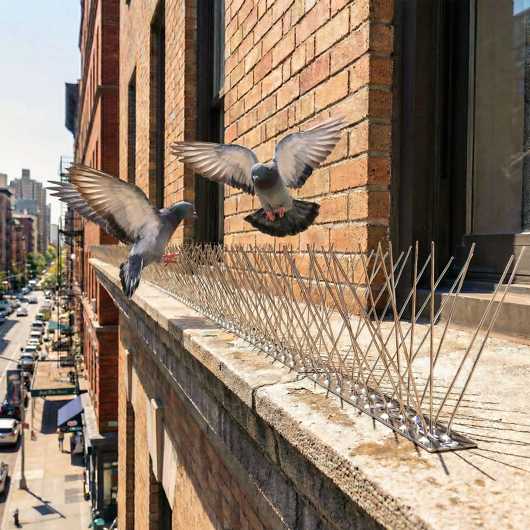 KraAra installation on a roof ledge demonstrates easy mounting and versatility.