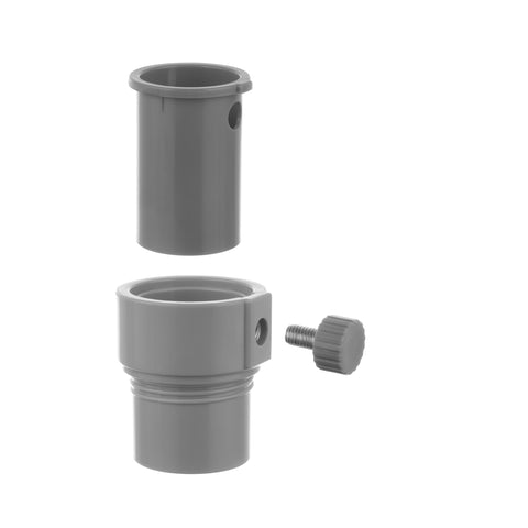 Kraemer Plastics threaded adapter for Baja Deck sleeves ensures stable 1.5 inch poles with reduced wobble