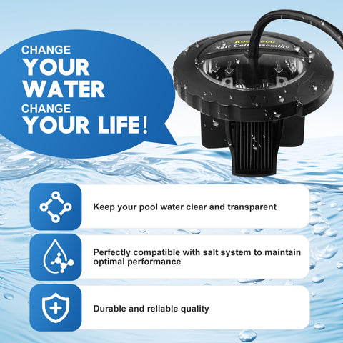 Tool-free installation of Kregoem salt cell for direct replacement with compatible models.
