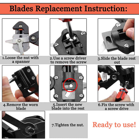 KREWEY #65 high-carbon steel blades resist wear for sharp, lasting cuts.