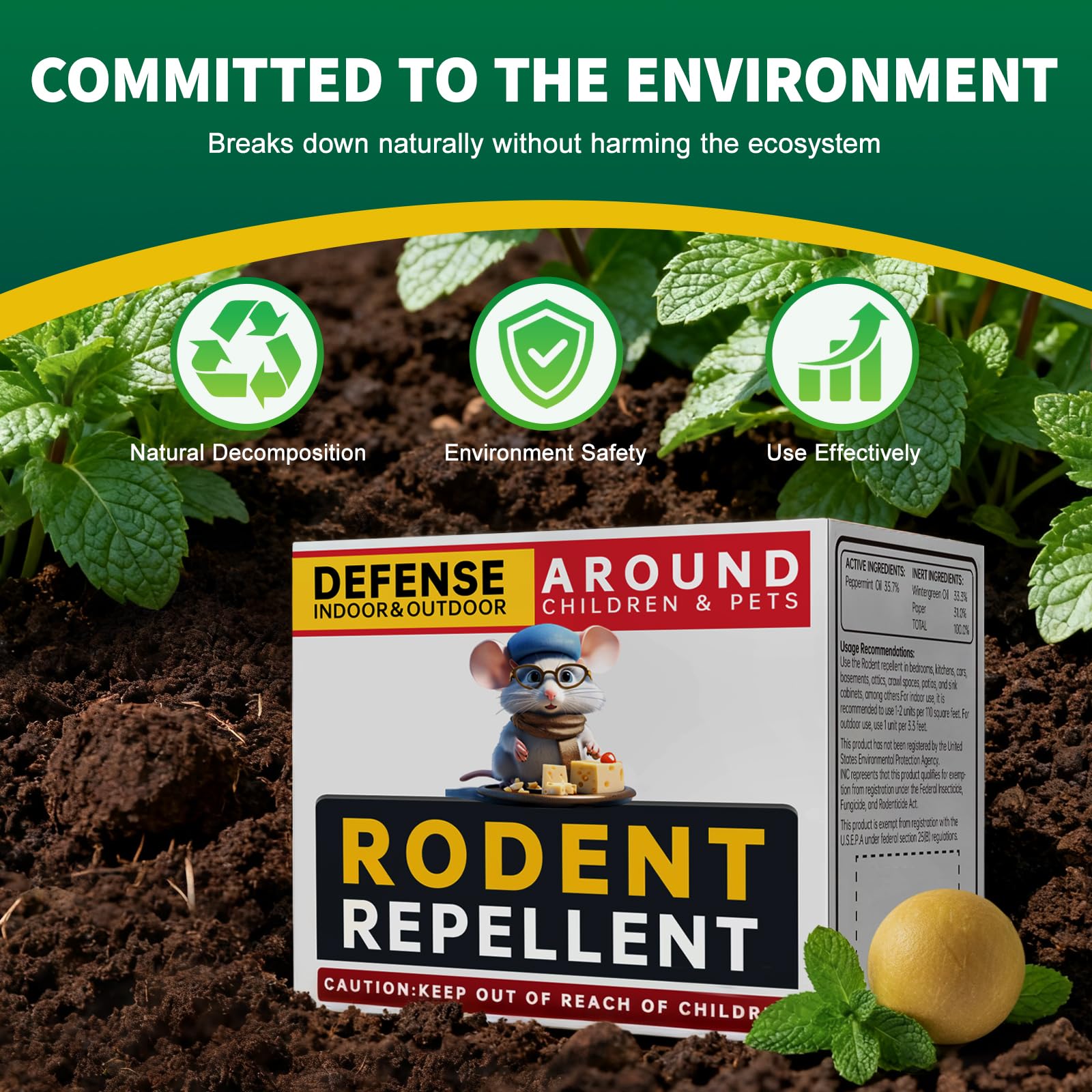 Kriooxluue natural peppermint formula is safe when used as directed.