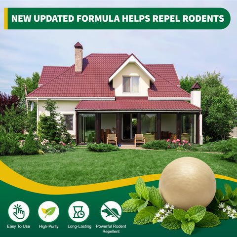 Kriooxluue peppermint scent release creates a deterrent aroma.