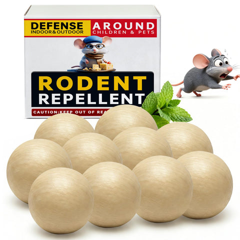 Kriooxluue upgraded large mouse repellent ball pack for long-lasting coverage.