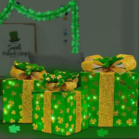 Krissing boxes feature detachable bows for versatile placement.
