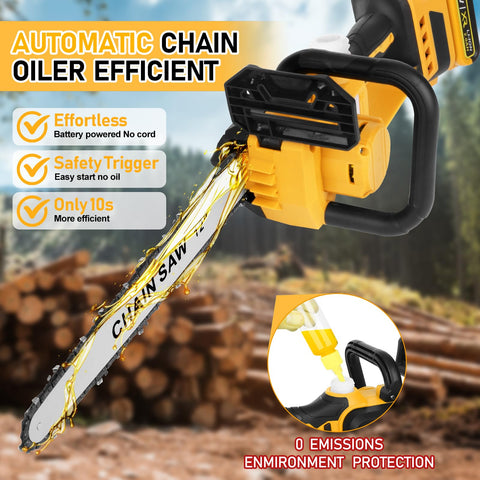Krodrch chainsaw brushless motor delivers fast, efficient cutting