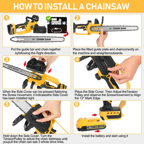 Krodrch chainsaw security lock keeps starts safe